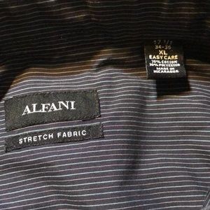 Alfani Shirts - Alfani shirt XL 17 1/2 collar navy blue button Alfani Shirts - Alfani shirt XL 17 1/2 collar navy blue button